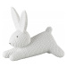 Dekorace zajíček Rosenthal Rabbits, velký, bílý, 13,5 cm