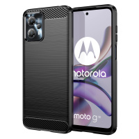 Karbonové pouzdro Motorola Moto G13 flexibilní silikonové karbonové pouzdro černé