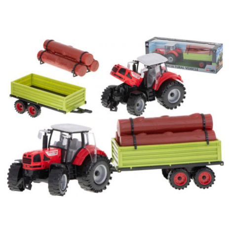 Farmářský traktor s vlečkou a kmeny stromů Toys Group