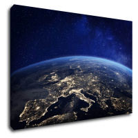 Impresi Obraz Země v noci - 90 x 60 cm