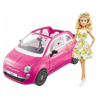 Mattel GXR57 Barbie panenka a auto Fiat
