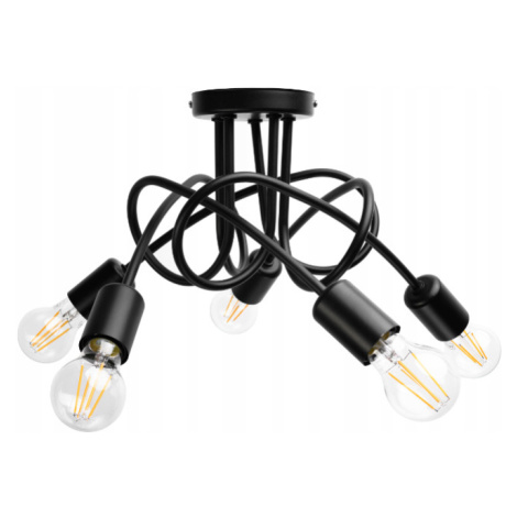 Berge LED závěsná lampa LOFT - 5xE27 L0003
