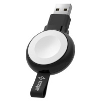 AlzaPower Wireless MFi Watch charger 120 USB-A černá