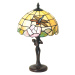 Artistar Stolní lampa Sirin ve stylu Tiffany
