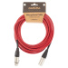 Cascha Advanced Line Mic Cable Red 6m