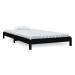 Stohovatelná postel černá 90 × 200 cm masivní borovice, 820396