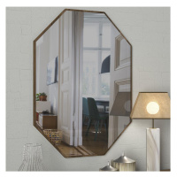 Nástěnné zrcadlo LOST 70x45 cm hnědá
