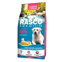 Rasco Granule Premium Junior Large kuře s rýží 15 kg