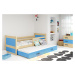 BMS Dětská postel s přistýlkou RICO 2 | borovice 90 x 200 cm Barva: Růžová