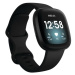 Chytré hodinky Fitbit Versa 3 FB511BKBK / 41 mm / GPS / Black/Black Aluminum / ZÁNOVNÍ