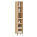 vidaXL Skříň highboard dub sonoma 34,5x32,5x180 cm kompozitní dřevo