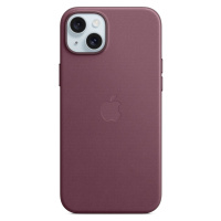 Zadní kryt Apple FineWoven MT4A3ZM/A vč. MagSafe pro Apple iPhone 15 Plus, mulberry