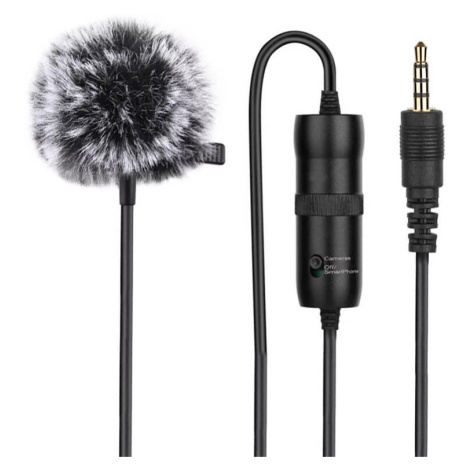 Mikrofon PULUZ Microphone with clip 3.5mm Jack 6m