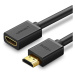 Ugreen kabel Prodlužovací kabel HDMI (samice) - HDMI (samec) 19 pin 1.4v 4K 60Hz 30AWG 2m černý 