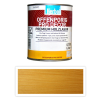 HERBOL Offenporig Pro Decor - univerzální lazura na dřevo 0.75 l Světlý dub 1401