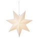 Závěsná svítící hvězda průměr 43 cm Star Trading Lysa - bílá