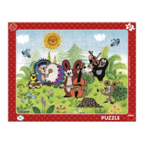 Puzzle Krtek a kapela 40 dílků deskové DINO