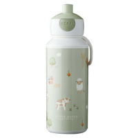 Světle zelená dětská lahev 400 ml Little farm – Mepal