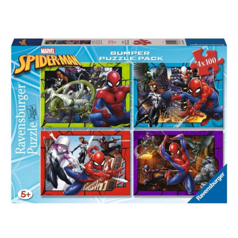 Puzzle Marvel: Spider-Man 4x100 dílků RAVENSBURGER