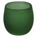 Zelený skleněný svícen GINNY GREEN - více velikostí Velikost: M