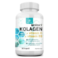 Allnature Mořský kolagen + vit. C + vit B3 30 kapslí