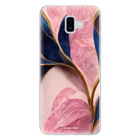 iSaprio Pink Blue Leaves pro Samsung Galaxy J6+