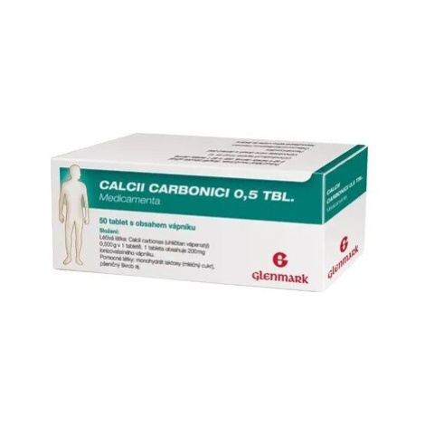 CALCII CARBONICI 0,5 TBL. MEDICAMENTA 0,5G TBL NOB 50