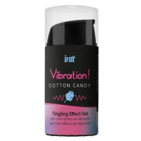 INTT Tekutý vibrátor Cotton Candy (15 ml)