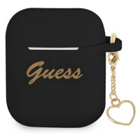 Guess GUA2LSCHSK pouzdro na Airpods 2. Generace / 1. Generace black Silicone Charm Collection