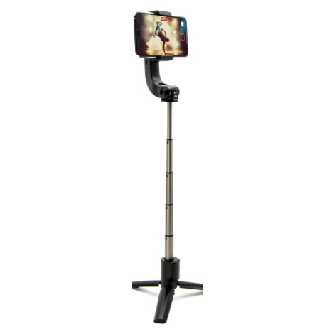 FIXED Snap Action selfie tripod se stabilizatorem a dalkovým ovládáním černý