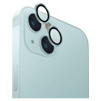 UNIQ OPTIX Aluminium Camera Lens Protector iPhone 15/15 Plus mentolová