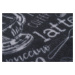 Hanse Home Collection koberce Běhoun Cook & Clean 105726 Black White - 50x150 cm