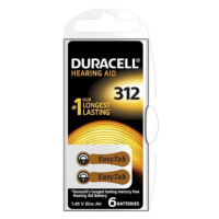 Duracell DA312 PR41 baterie do naslouchadel 6ks