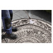 NORTHRUGS - Hanse Home koberce Kusový koberec Twin Supreme 104165 Siruma Black/Cream kruh – na v