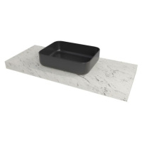 Deska pod umyvadlo Naturel Dolce 103,5x8x50 cm mramor Carrara bílá mat DO10050MCB