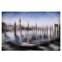Fotografie City Art VENICE Grand Canal and St Mark's Campanile, Melanie Viola, (40 x 26.7 cm)