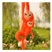 Plyšák Monkey s Baby Orange se zvukem 70 cm