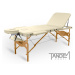 Skládací masážní stůl TANDEM Profi W3D Barva: krémová