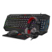 Herní klávesnice Gaming set 4in1 Havit GAMENOTE KB501CM headphones + keyboard + mouse + mouse pa