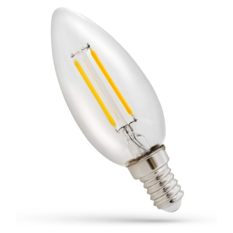 Spectrum LED LED žárovka svíčka E27 230V 1W E14 neutrální bílá