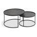 Designové konferenční stolky Round Tray Coffee Table Set Small