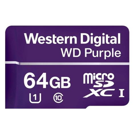 WDD064G1P0A - paměťová karta MicroSDXC 64GB, WD Purple WD Lifestyle