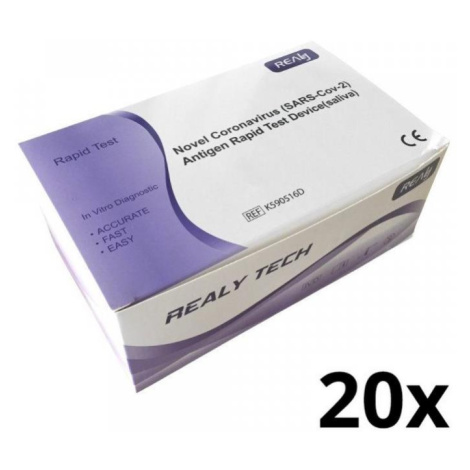 RealyTech RealyTech - Antigenní COVID-19 Rapid test (saliva) ze slin 20ks