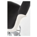 Barová židle Dara bílá, černá