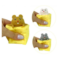 Myš v sýru Mouse Pop It - šedá