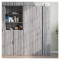 vidaXL Skříň highboard šedá sonoma 40 x 42,5 x 185 cm kompozitní dřevo