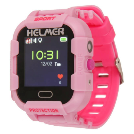 Helmer Chytré dotykové hodinky s GPS lokátorem a fotoaparátem - LK 708 růžové dörner + helmer