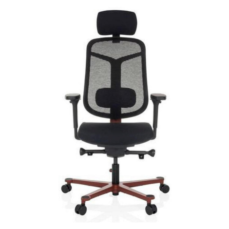 MID.YOU OTOČNÁ ŽIDLE, síťovina, černá