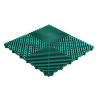 Swisstrax dlaždice modulární podlahy typu Ribtrax Pro 40×40 cm barva Teal zelená