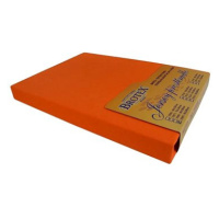 Brotex Jersey prostěradlo oranžové, 180 × 200 cm dvojlůžko